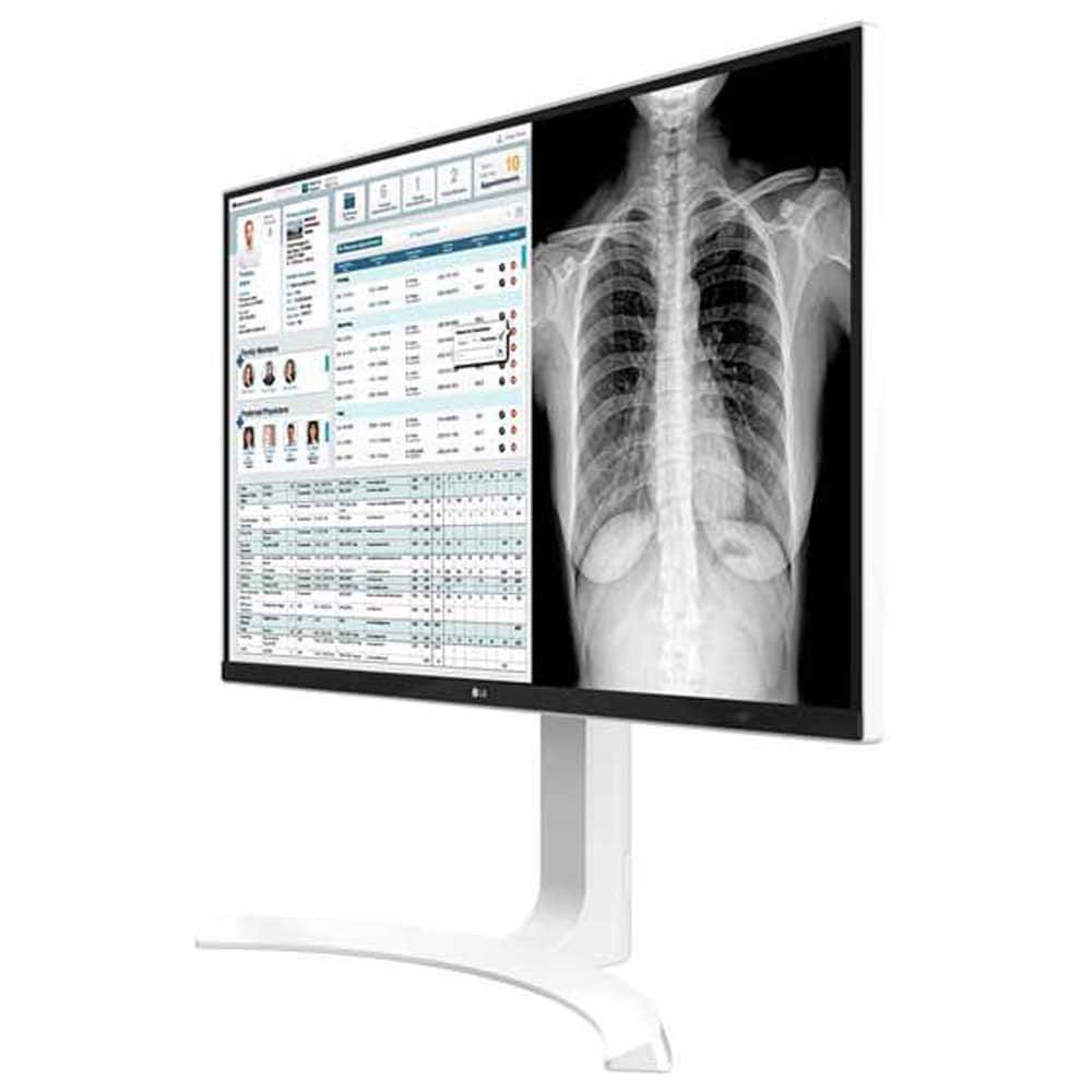 Monitor medical profesional, LED IPS, LG 27HJ712C-W, 27", 4K 8MP, 60Hz, Brightness Stabilization, alb