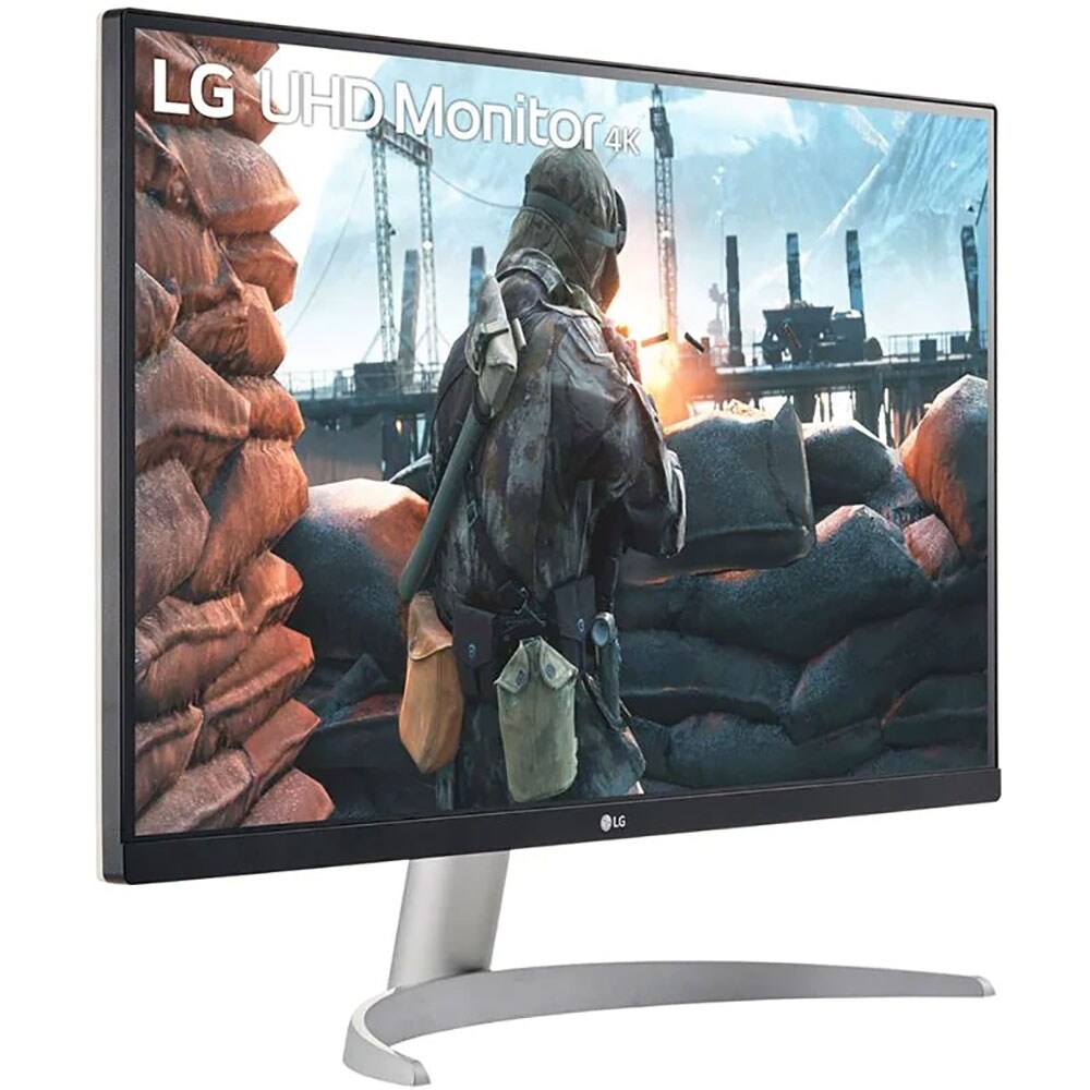 Monitor Gaming LED IPS LG 27UP650-W, 27", 4K UHD, 60Hz, AMD FreeSync, HDR10, argintiu