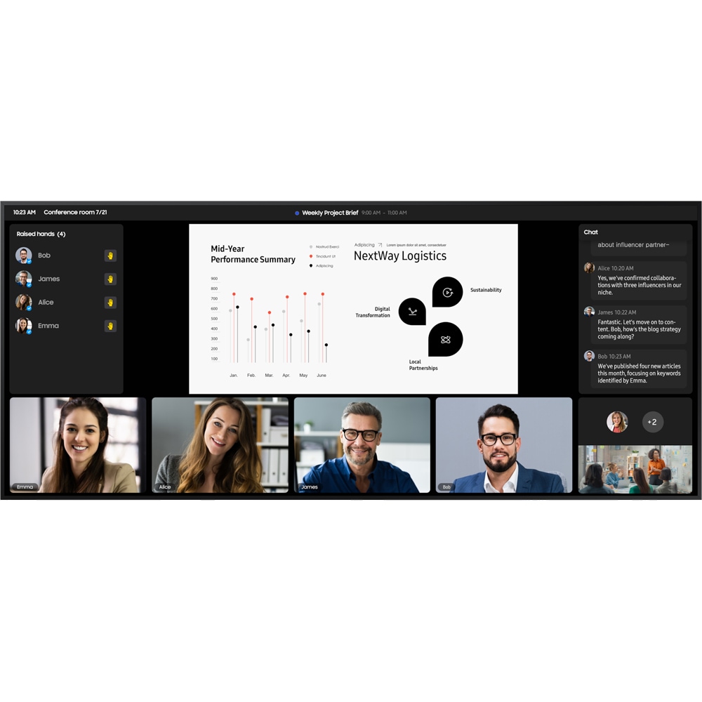 Display profesional LED VA SAMSUNG Signage QPDX-5K, 105", Ultra HD, 75Hz, negru