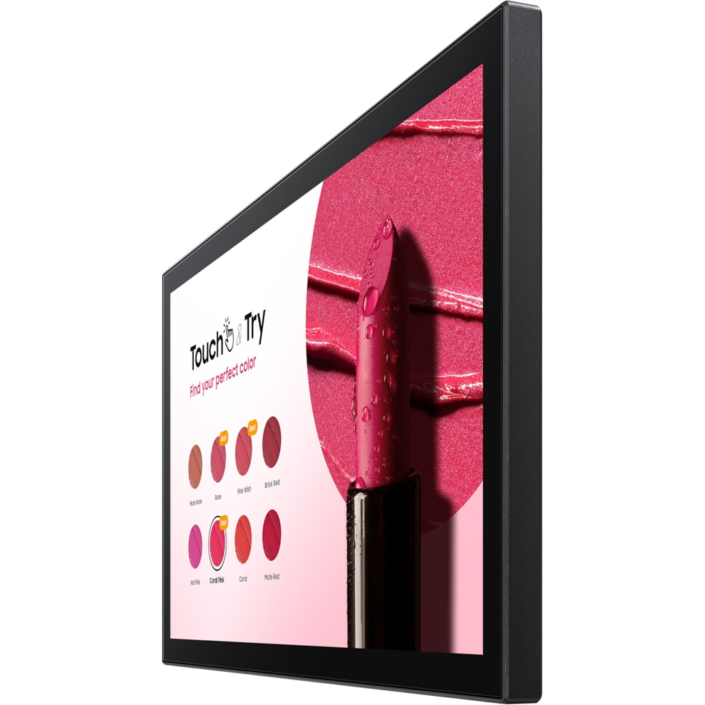 Display profesional LED ADS SAMSUNG QBC LH13QBCTBGBXEN, 13", Full HD Touch, 75Hz, negru