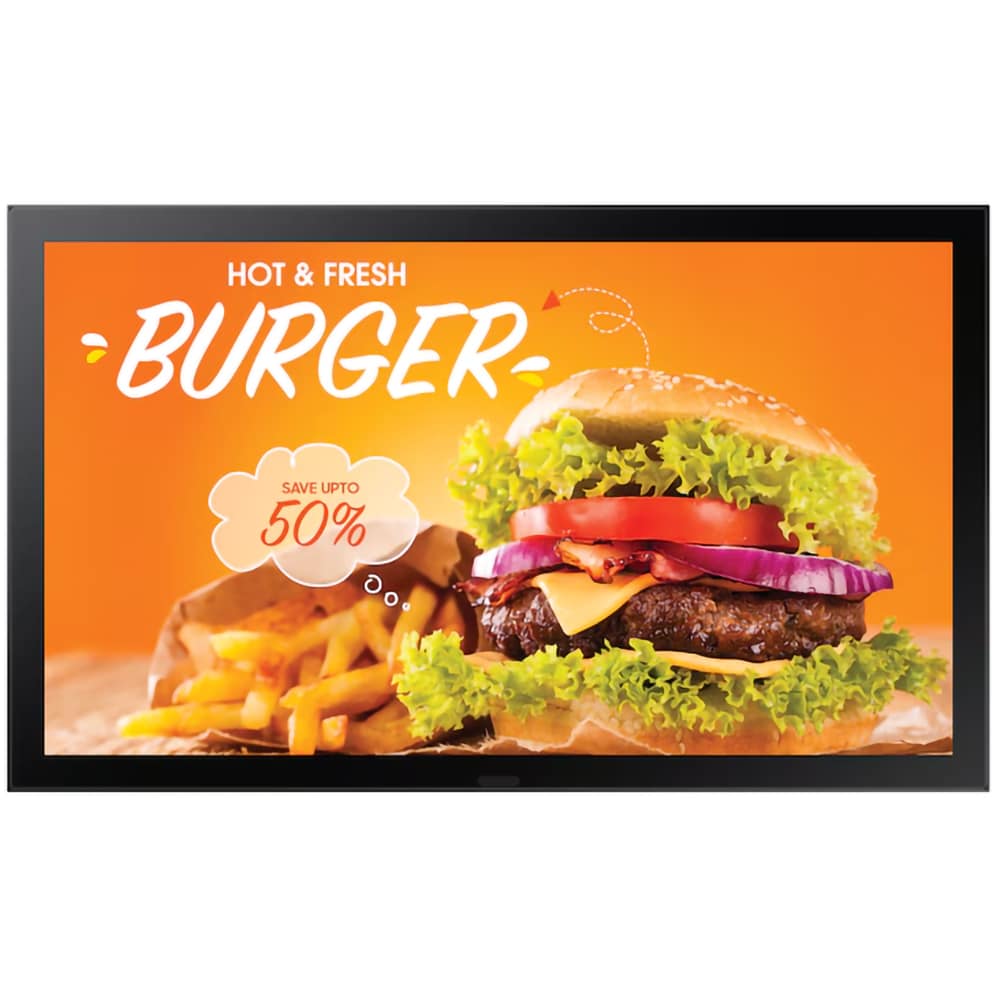 Display profesional SAMSUNG Outdoor Signage OHB LH24OHBEBGBXEN, 24", Full HD, 75 Hz, Wi-Fi, negru