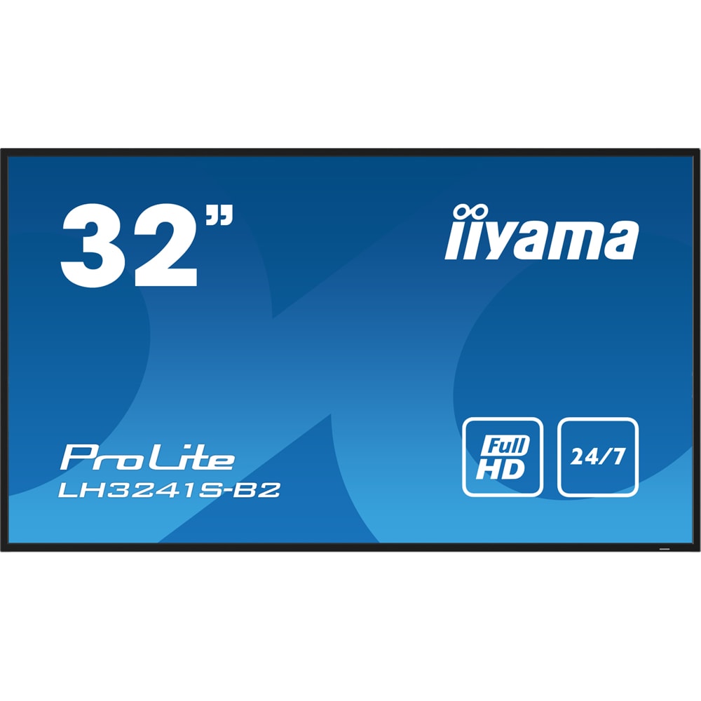 Display profesional LED IPS IIYAMA ProLite LH3241S-B2, 31.5", Full HD, negru
