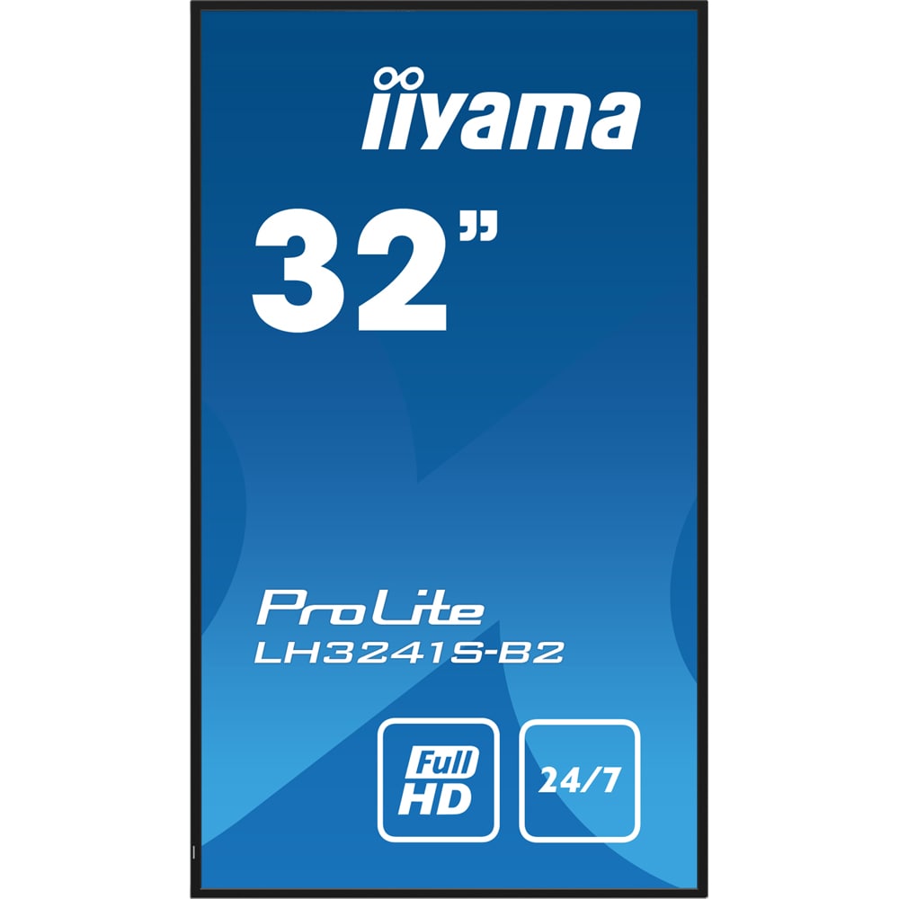 Display profesional LED IPS IIYAMA ProLite LH3241S-B2, 31.5", Full HD, negru