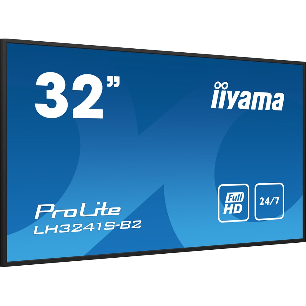 Display profesional LED IPS IIYAMA ProLite LH3241S-B2, 31.5", Full HD, negru