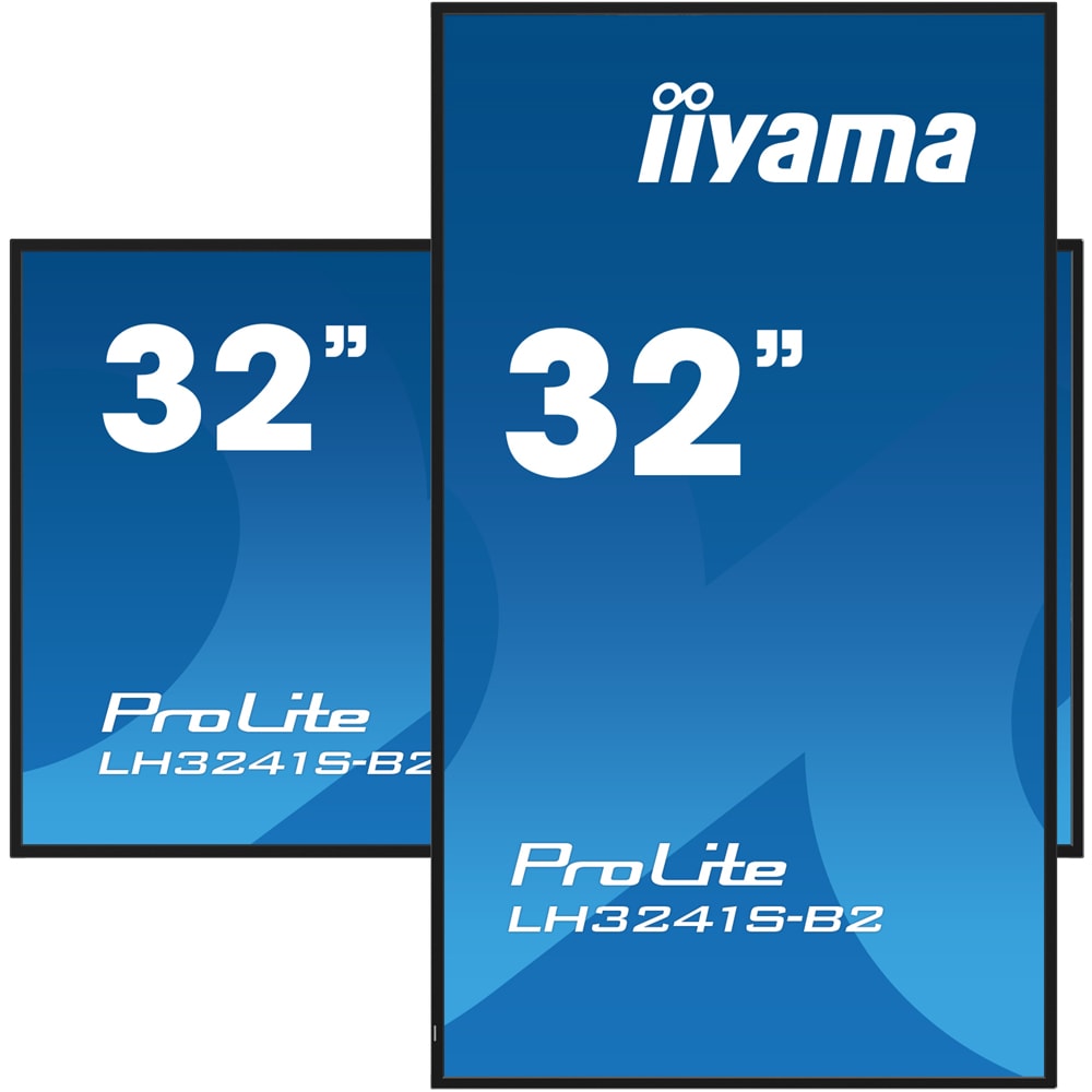 Display profesional LED IPS IIYAMA ProLite LH3241S-B2, 31.5", Full HD, negru