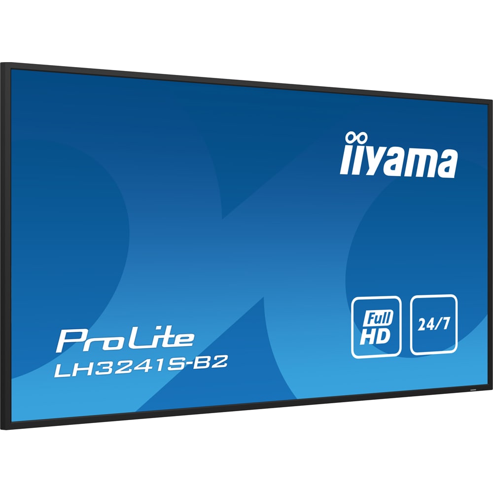 Display profesional LED IPS IIYAMA ProLite LH3241S-B2, 31.5", Full HD, negru