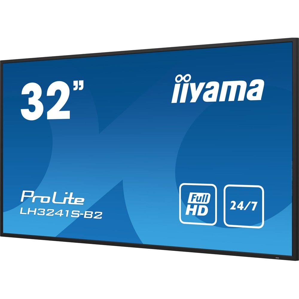 Display profesional LED IPS IIYAMA ProLite LH3241S-B2, 31.5", Full HD, negru