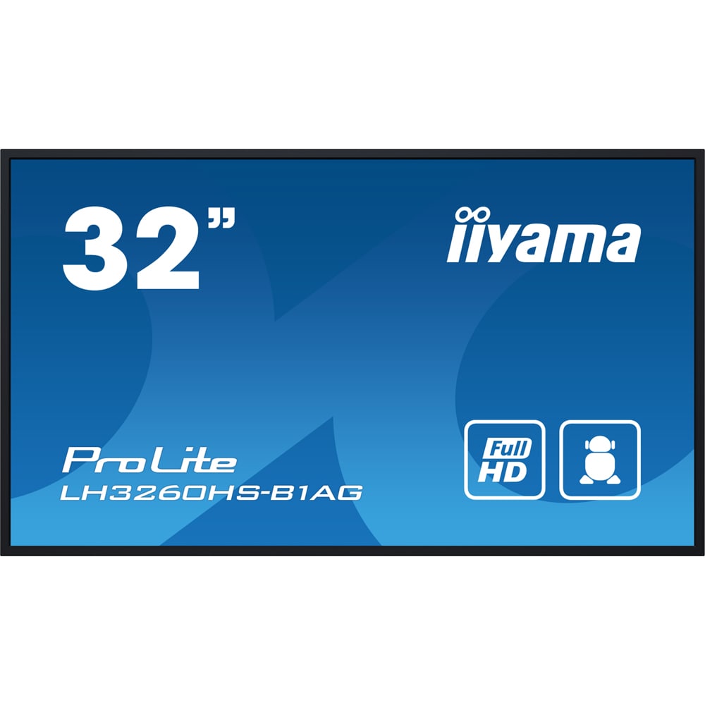 Display profesional LED VA IIYAMA ProLite LH3260HS-B1AG, 31.5", Full HD, negru