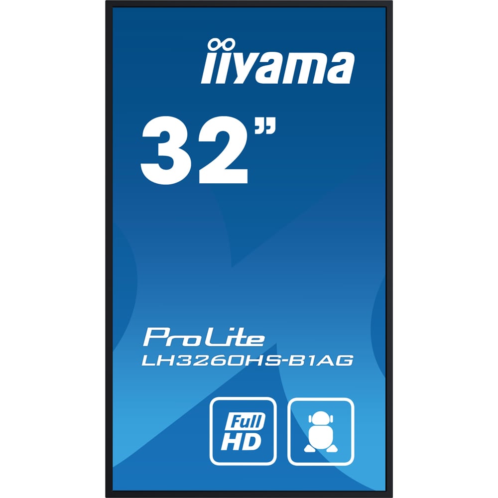 Display profesional LED VA IIYAMA ProLite LH3260HS-B1AG, 31.5", Full HD, negru
