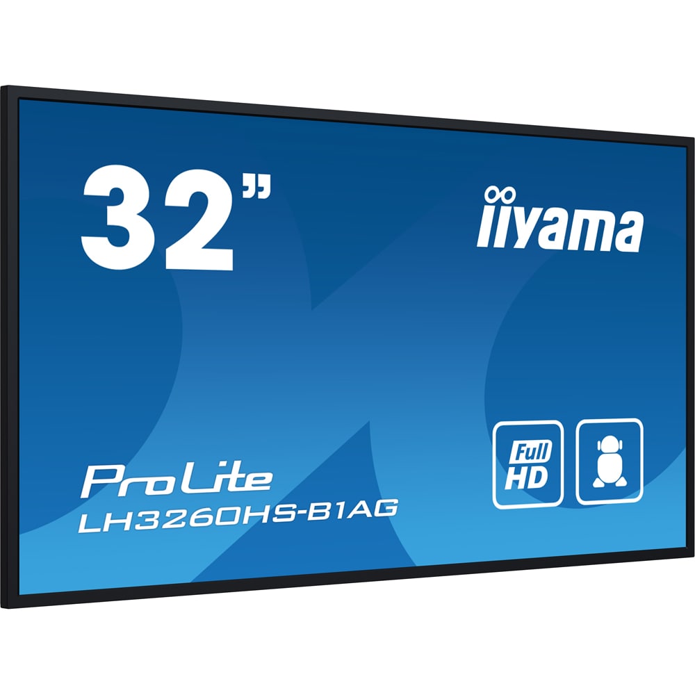 Display profesional LED VA IIYAMA ProLite LH3260HS-B1AG, 31.5", Full HD, negru