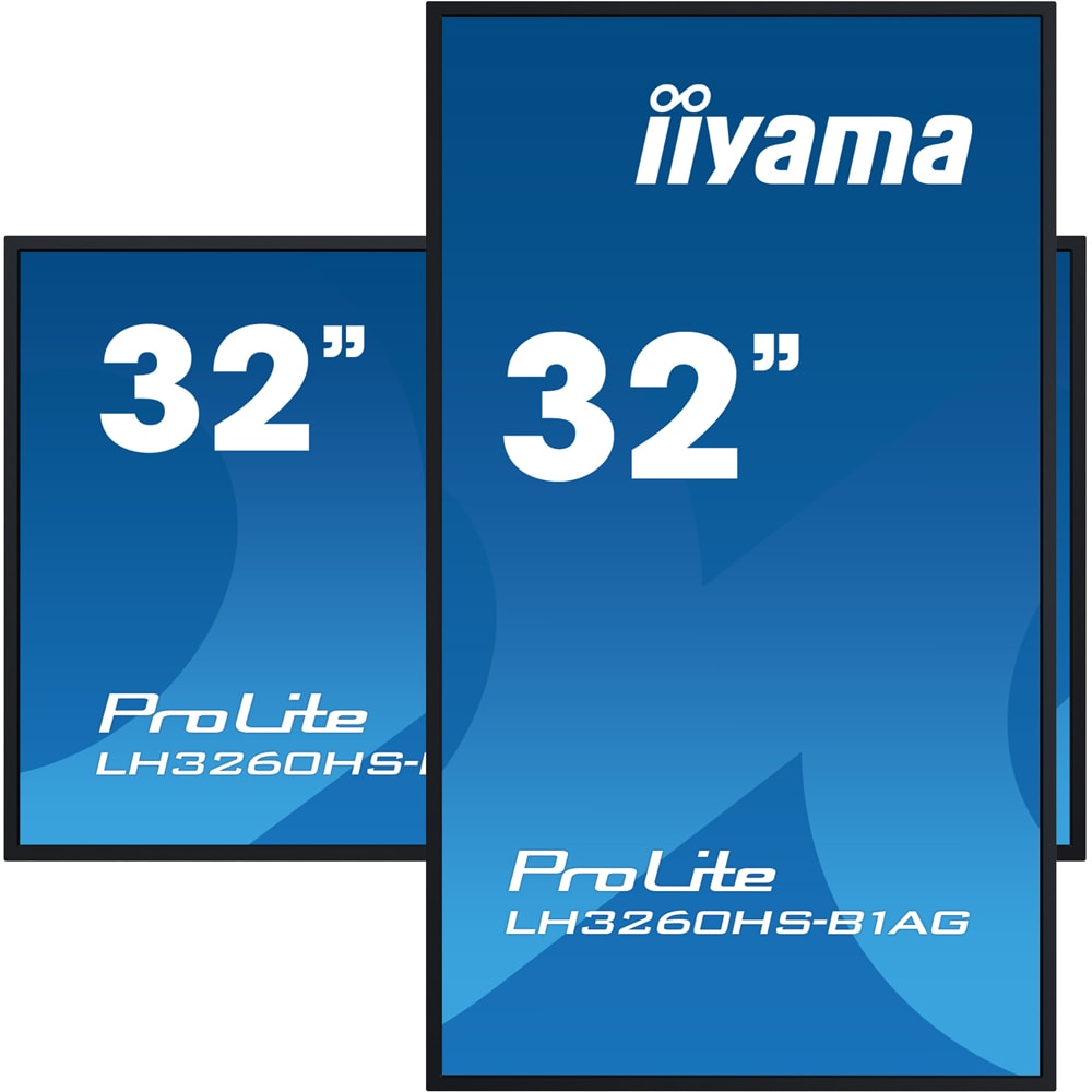 Display profesional LED VA IIYAMA ProLite LH3260HS-B1AG, 31.5", Full HD, negru