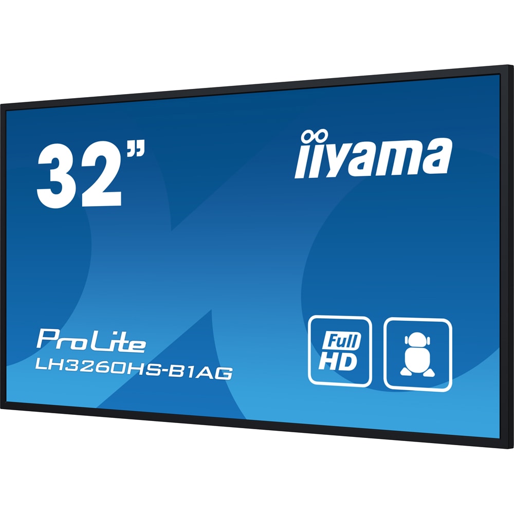 Display profesional LED VA IIYAMA ProLite LH3260HS-B1AG, 31.5", Full HD, negru
