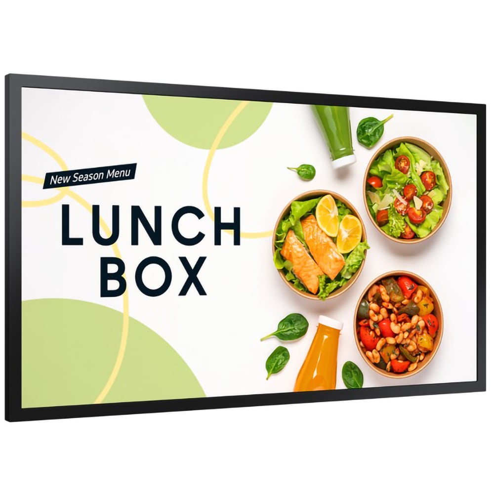 Display profesional SAMSUNG Window Signage OM32DX LH32OMDEBGBXEN, 32", Full HD, 75 Hz, Wi-Fi, negru