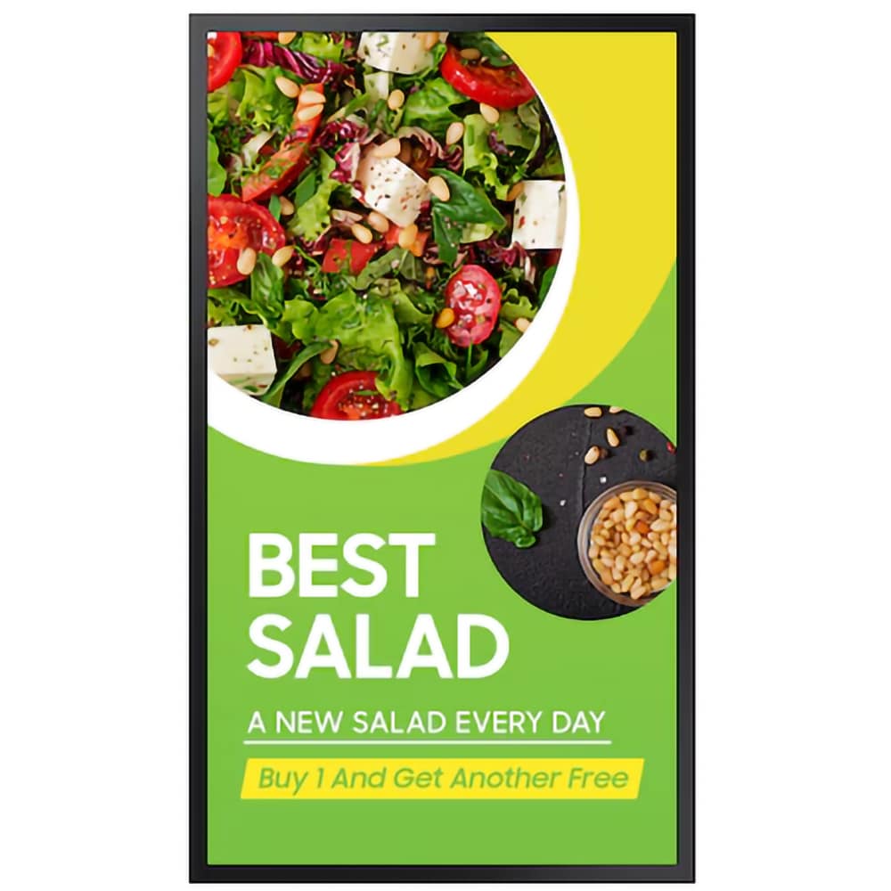 Display profesional SAMSUNG Window Signage OM32DX LH32OMDEBGBXEN, 32", Full HD, 75 Hz, Wi-Fi, negru