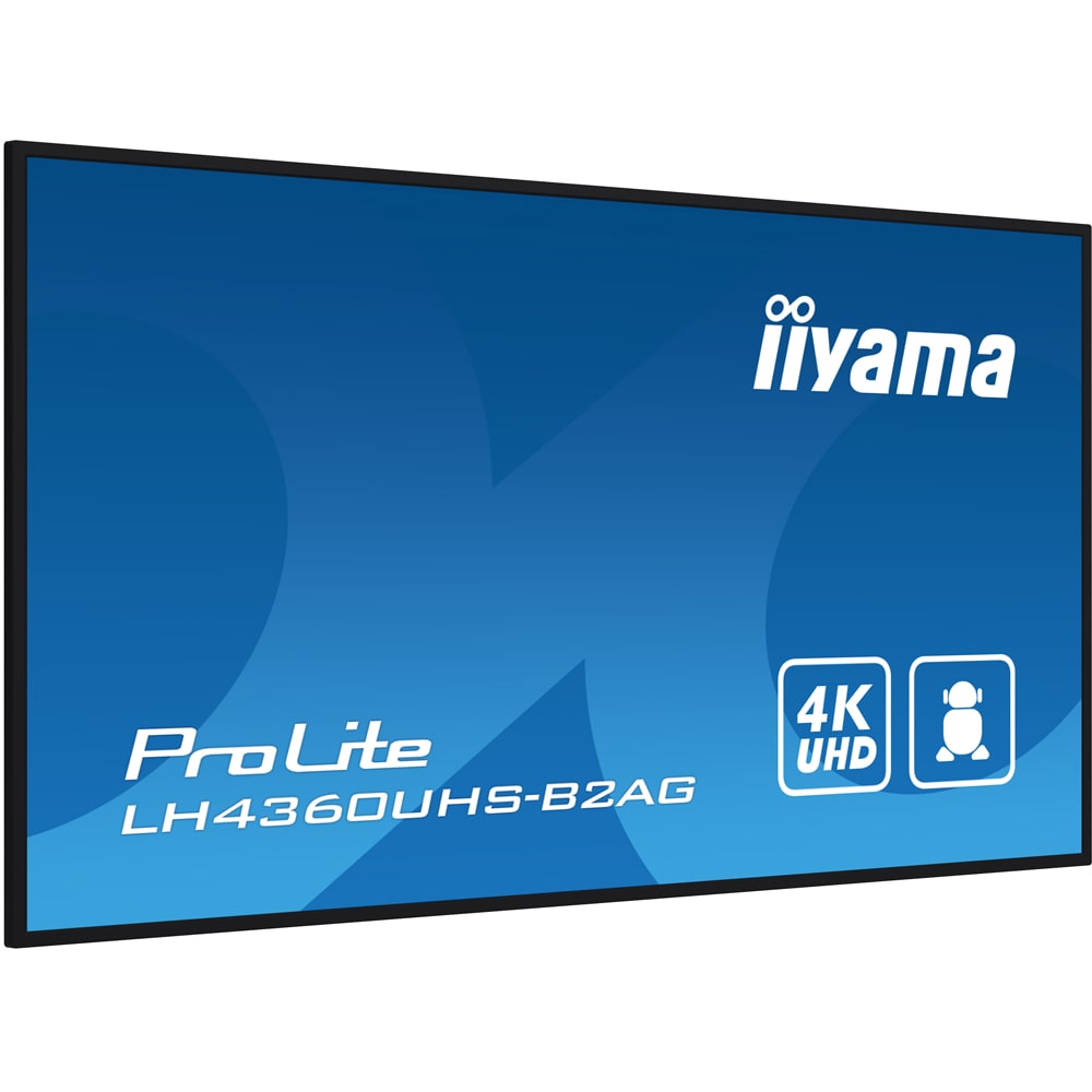 Display profesional LED VA IIYAMA ProLite LH4360UHS-B2AG, 42.5", 4K UHD, negru