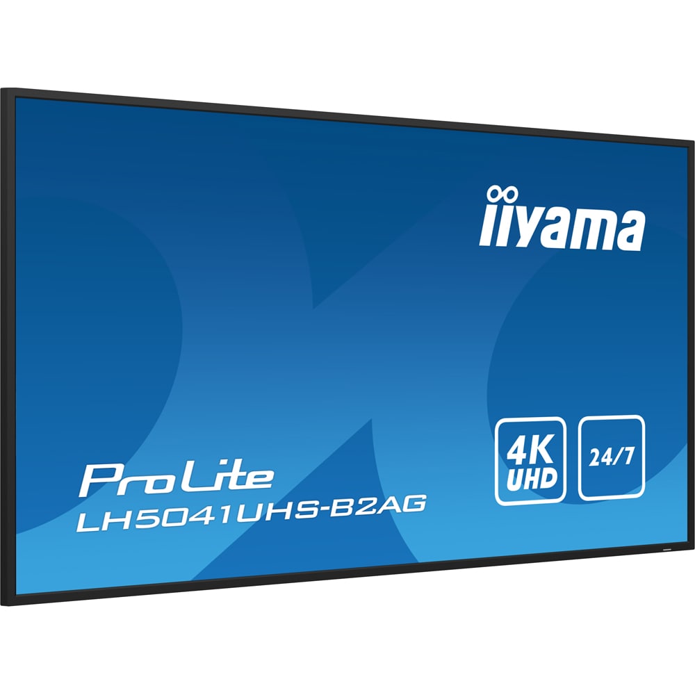 Display profesional LED VA IIYAMA ProLite LH5041UHS-B2AG, 50", 4K UHD, negru