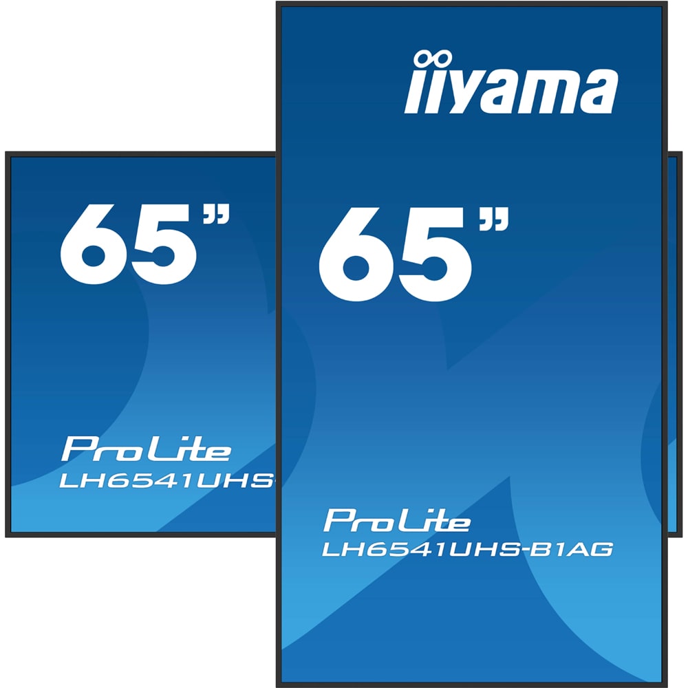 Display profesional LED VA IIYAMA ProLite LH6541UHS-B1AG, 64.5", 4K UHD, negru