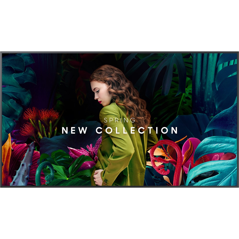 Display profesional LED VA SAMSUNG QBC LH85QBCEBGCXEN, 85", Ultra HD, 60Hz, negru