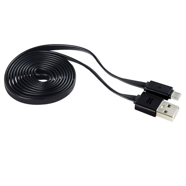 Cablu date PROMATE linkMate-U2F, USB-A - MicroUSB, 1.2m, negru
