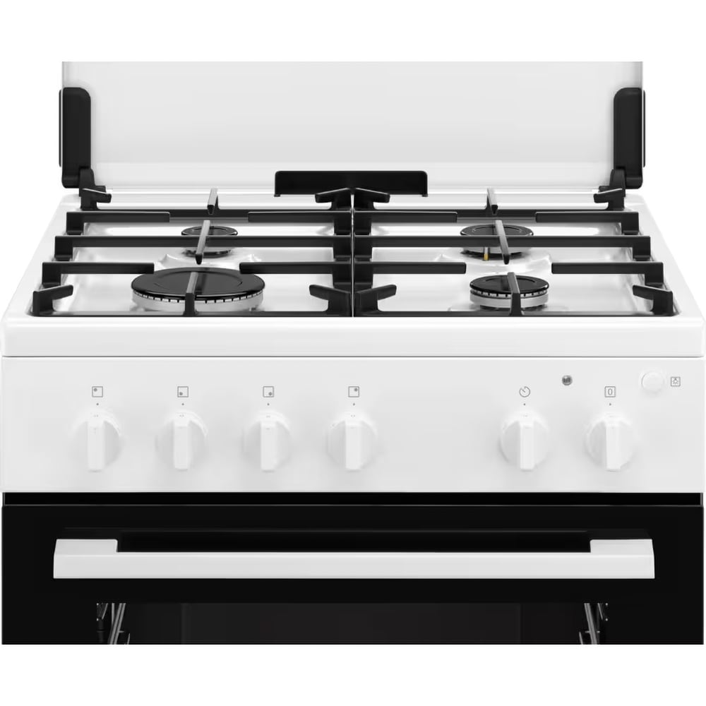 Aragaz ELECTROLUX LKG604015W, 4 arzatoare, Gaz, L 60 cm, Grill, alb