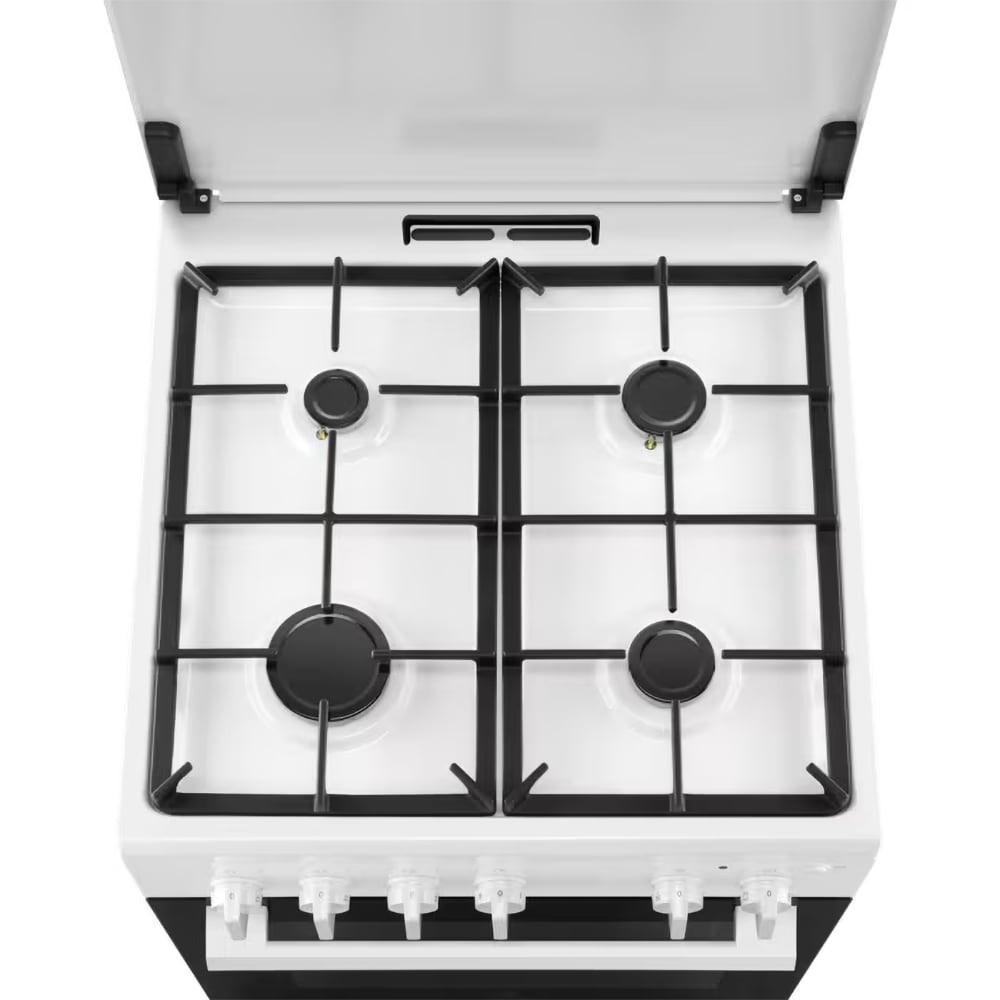 Aragaz ELECTROLUX LKG604015W, 4 arzatoare, Gaz, L 60 cm, Grill, alb