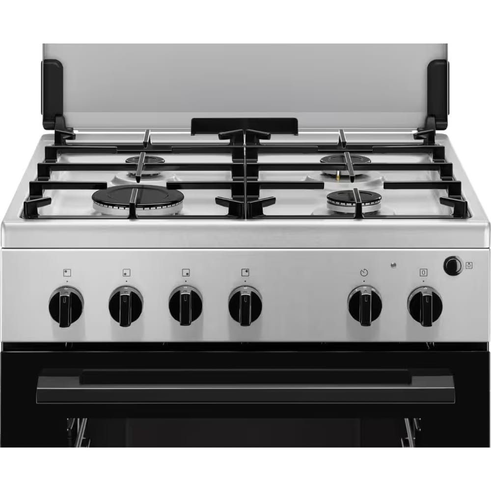 Aragaz ELECTROLUX LKG604015X, 4 arzatoare, Gaz, L 60 cm, Grill, inox