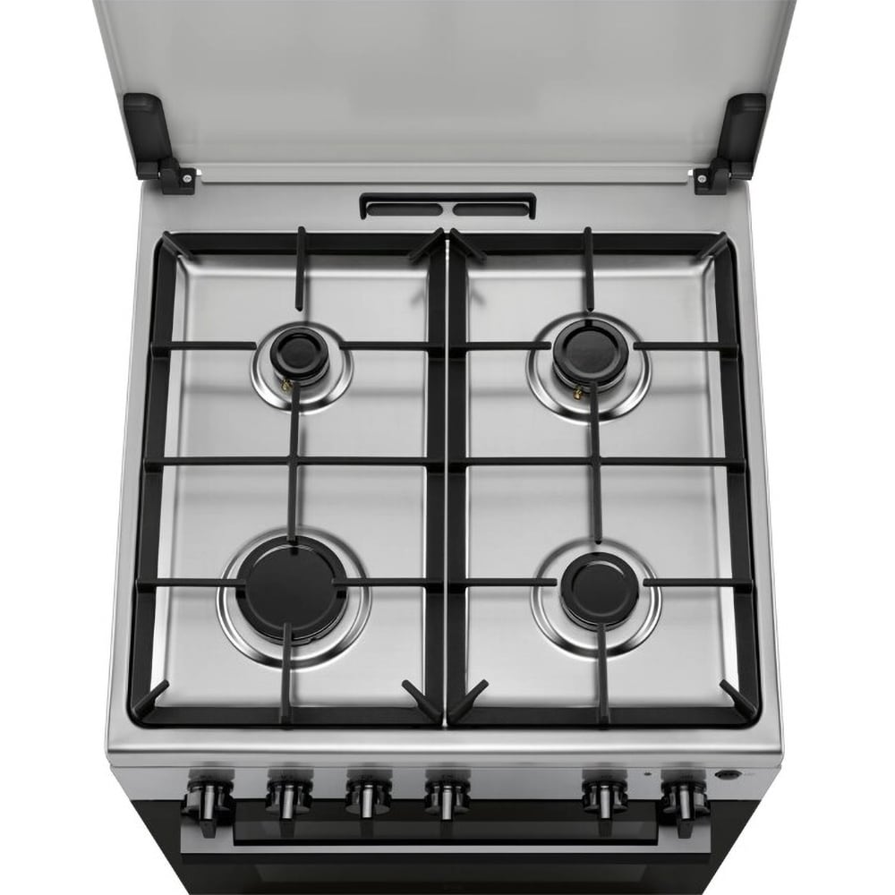 Aragaz ELECTROLUX LKG604015X, 4 arzatoare, Gaz, L 60 cm, Grill, inox
