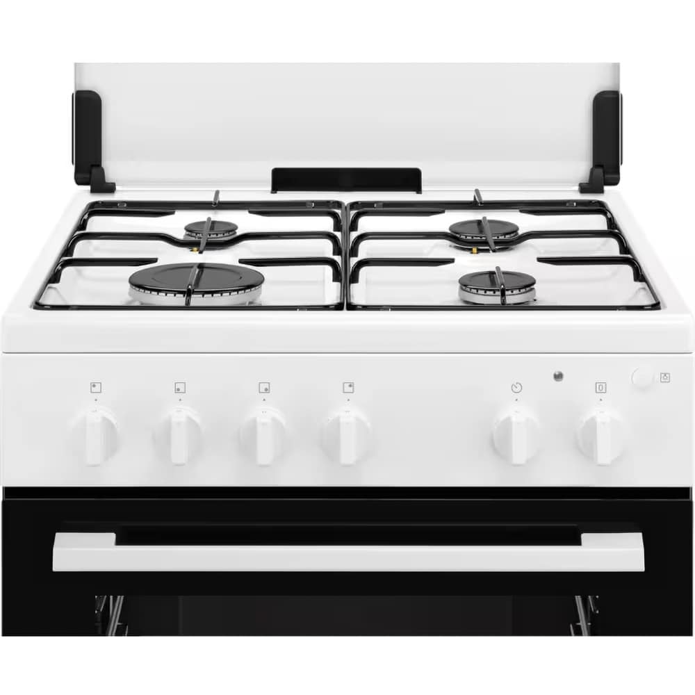 Aragaz ELECTROLUX LKG604016W, 4 arzatoare, Gaz, L 60 cm, Grill, alb
