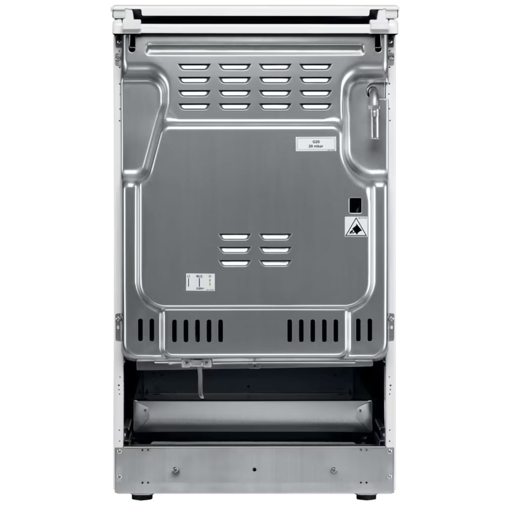 Aragaz ELECTROLUX LKK560012K, SteamBake, 4 arzatoare, Gaz + Electric, L 50 cm, Grill, negru