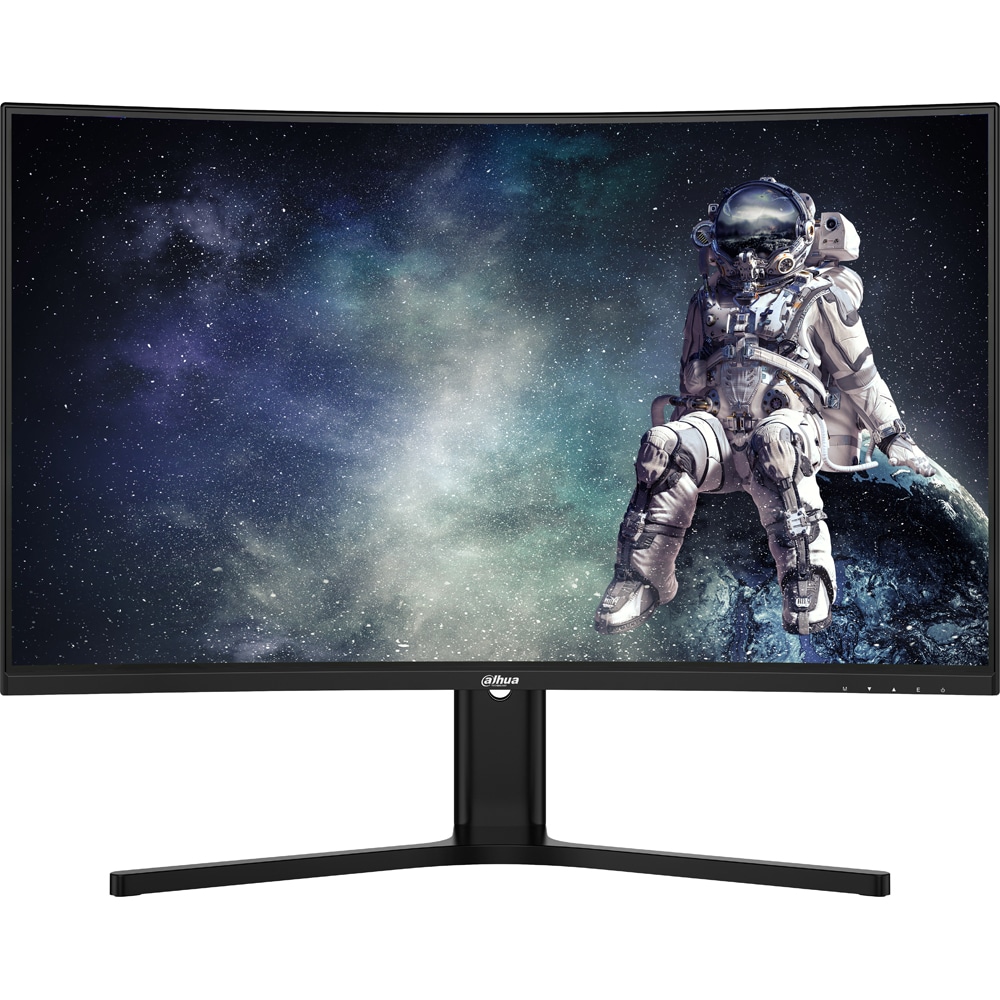 Monitor Gaming Curbat LED VA DAHUA DHI-LM32-E330CA, 31.5", QHD, 180Hz, HDR10, negru