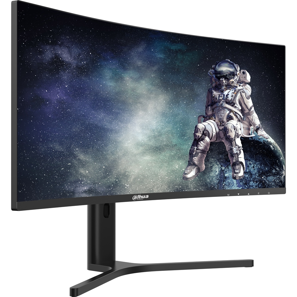 Monitor Gaming Curbat LED VA DAHUA DHI-LM34-E330CA, 34", WQHD, 180Hz, HDR10, negru