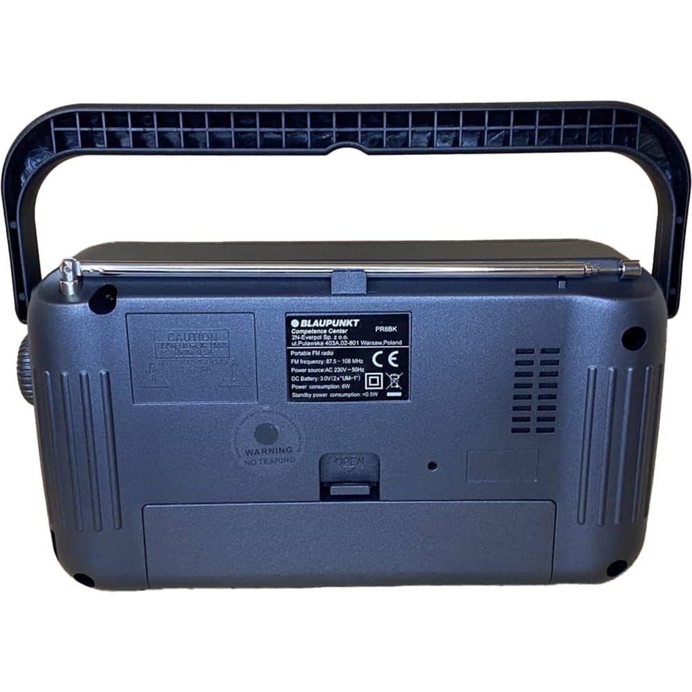 Radio portabil BLAUPUNKT PR8BK, FM, Jack 3.5mm, negru