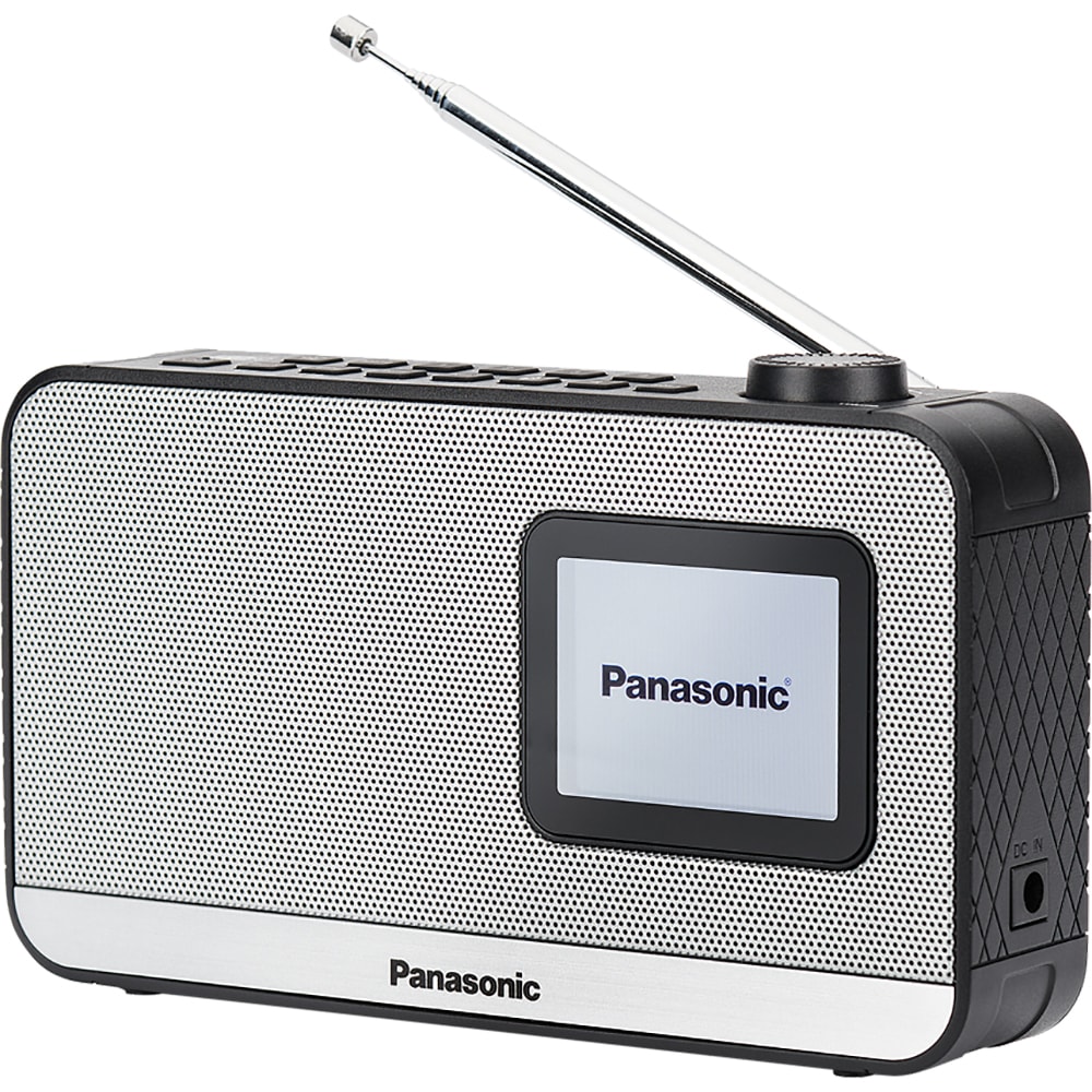 Radio portabil PANASONIC RF-D15EG-K, FM/DAB+, argintiu
