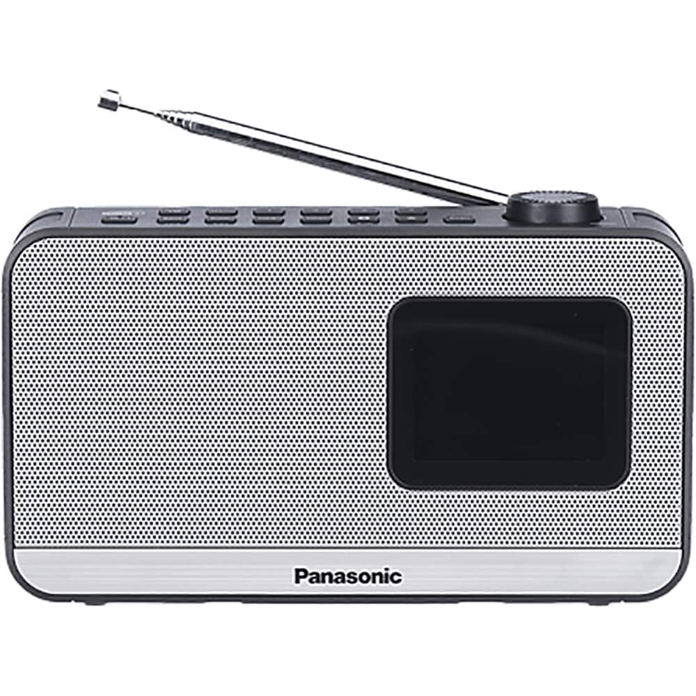 Radio portabil PANASONIC RF-D15EG-K, FM/DAB+, argintiu