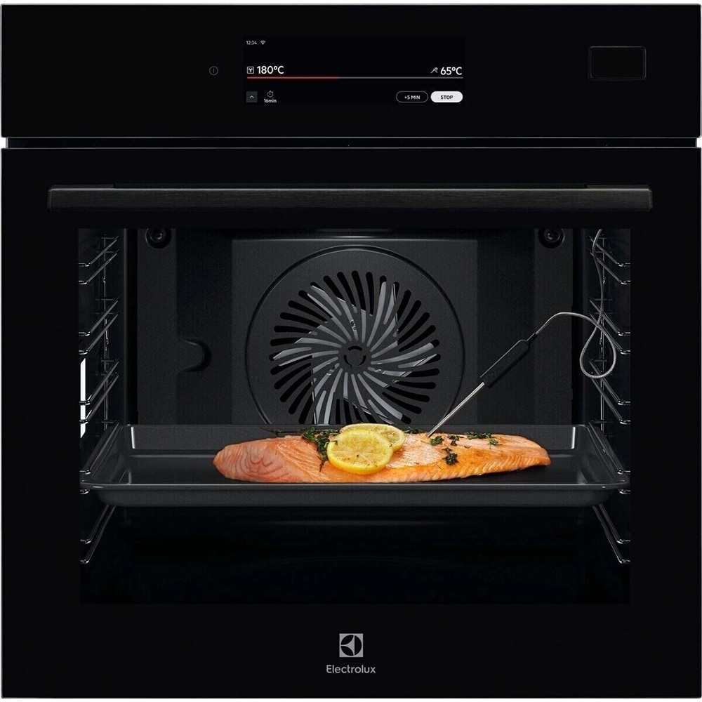 Cuptor incorporabil ELECTROLUX LOB9S3SZ, Electric, SteamPro, Autocuratare cu abur, 70 l, Clasa A++, Wi-Fi, negru