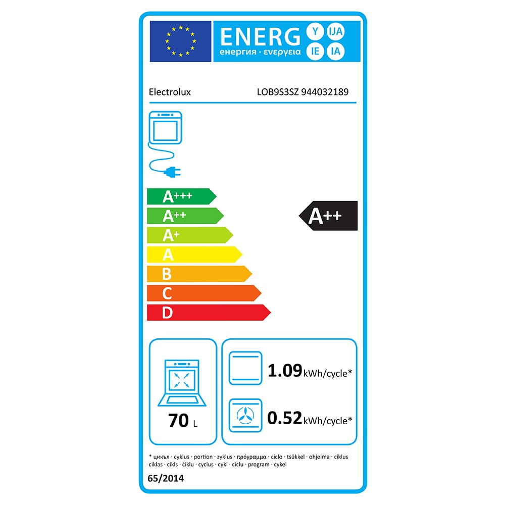 Cuptor incorporabil ELECTROLUX LOB9S3SZ, Electric, SteamPro, Autocuratare cu abur, 70 l, Clasa A++, Wi-Fi, negru
