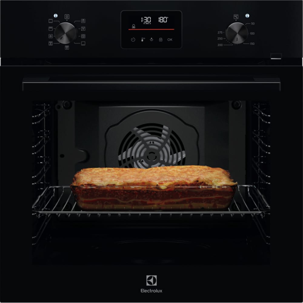 Cuptor incorporabil ELECTROLUX SurroundCook LOF3H10K, Electric, 72 l, Clasa A+, negru