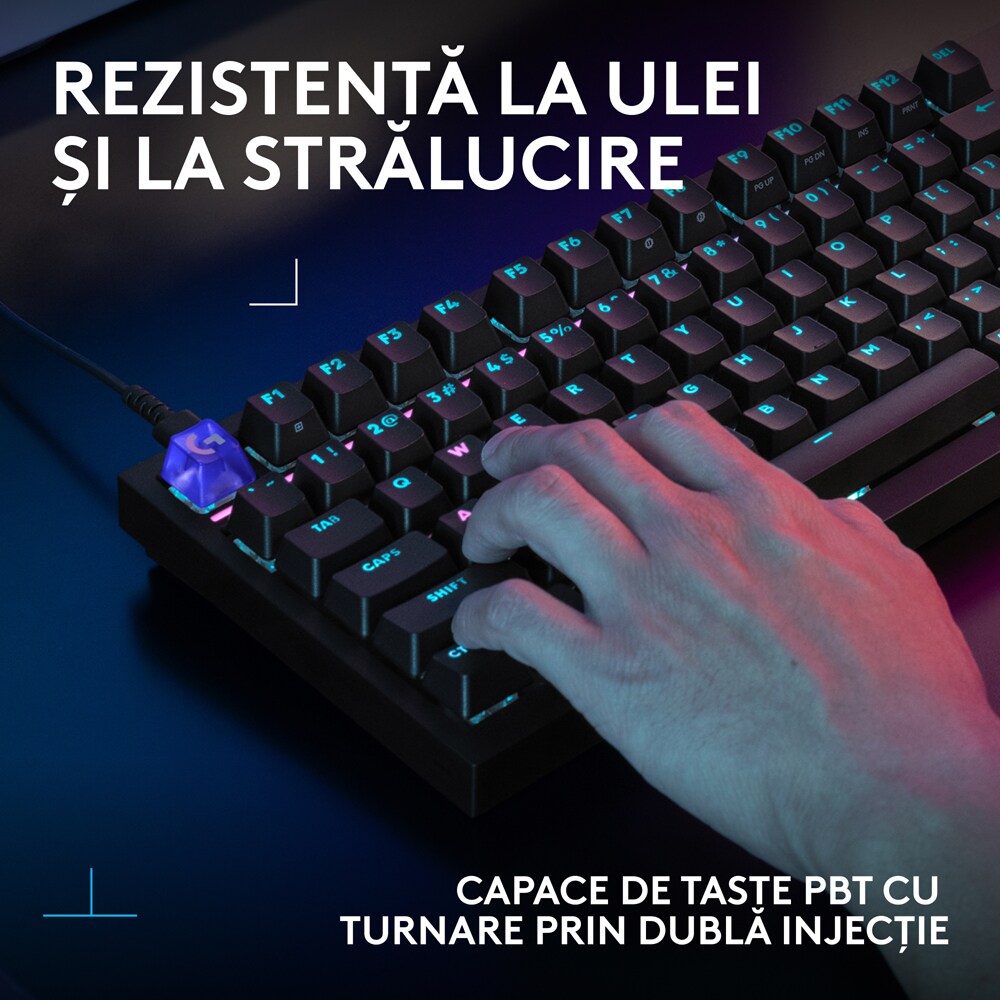 Tastatura Gaming LOGITECH G316 X, USB, Layout US, negru