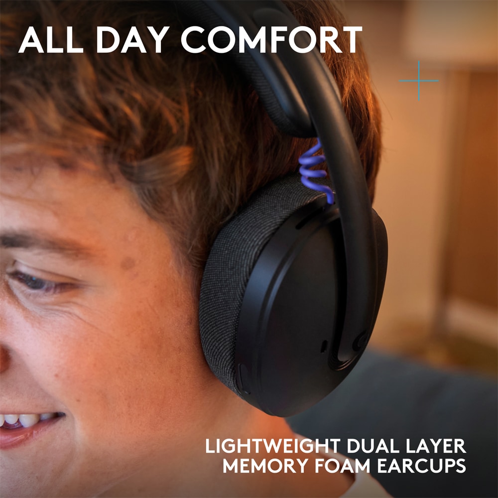 Casti Gaming Wireless LOGITECH G325 multiplatforma, negru