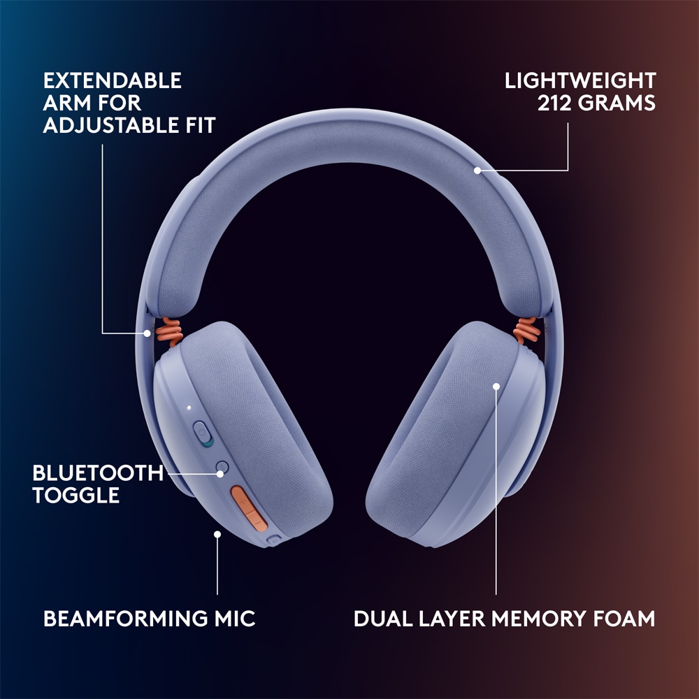 Casti Gaming Wireless LOGITECH G325 multiplatforma, lila