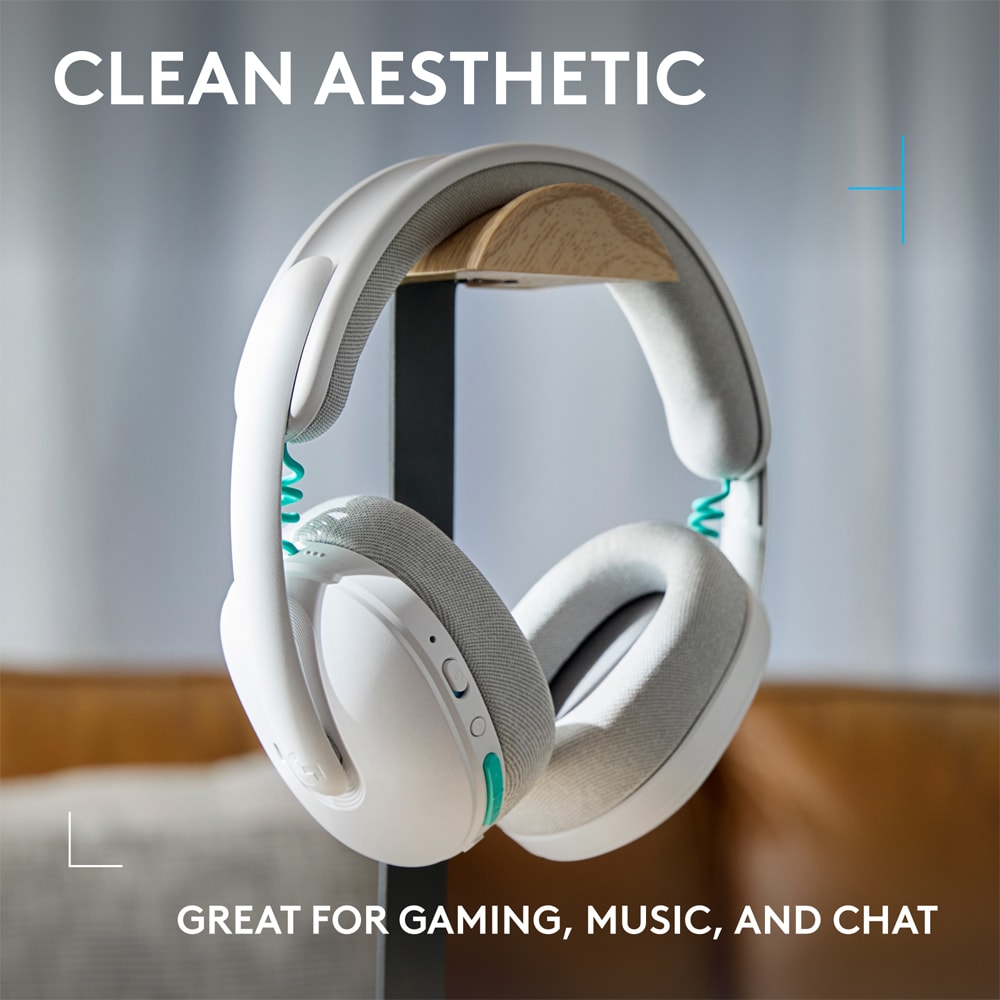 Casti Gaming Wireless LOGITECH G325 multiplatforma, alb