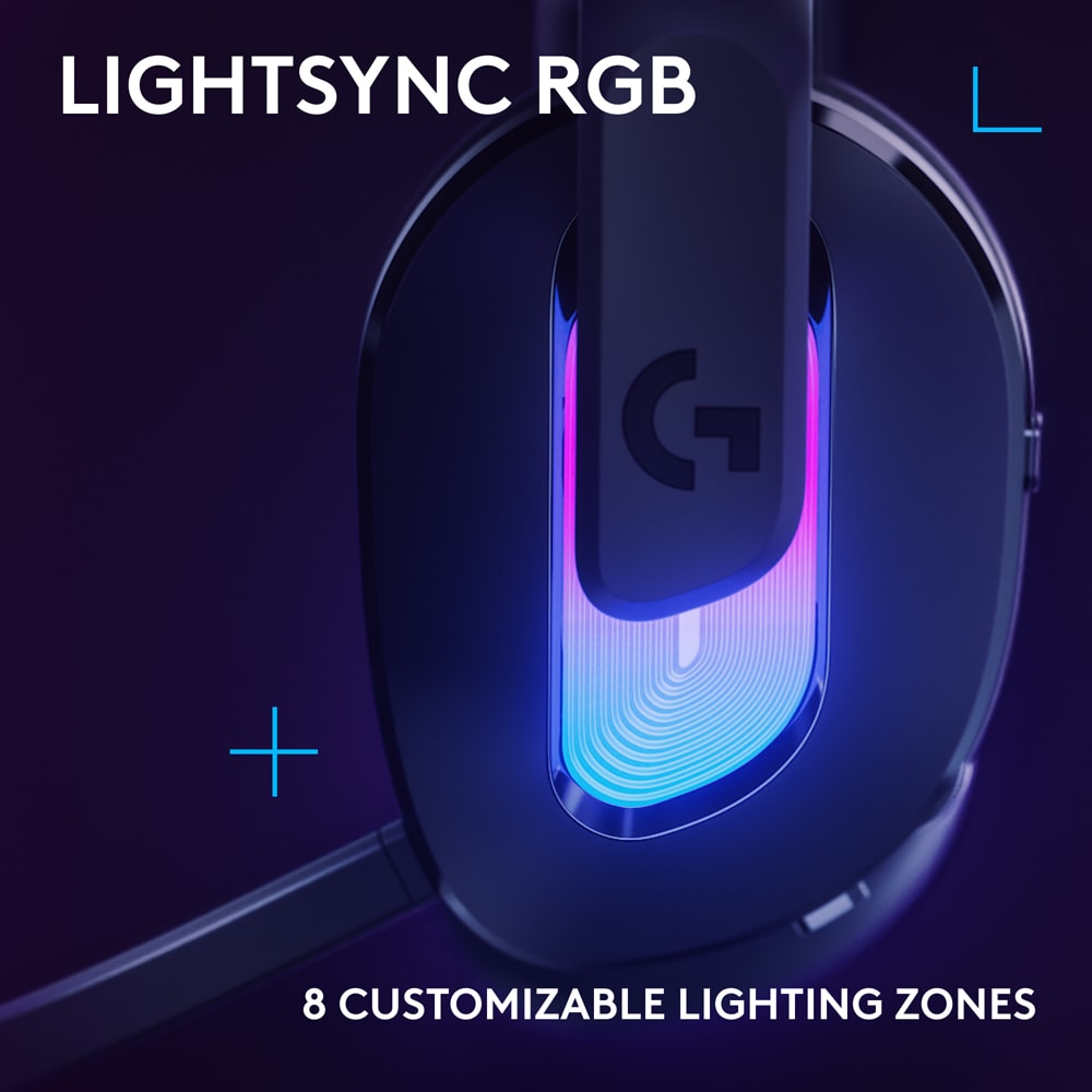 Casti Gaming Wireless LOGITECH G522, multiplatforma, USB-C, negru