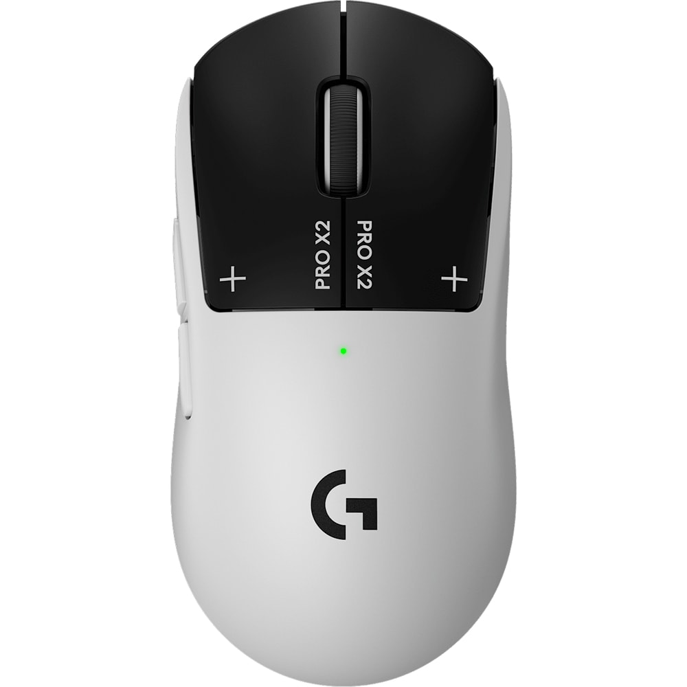 Mouse Gaming Wireless LOGITECH Pro X2 SuperStrike, 44000 dpi, alb
