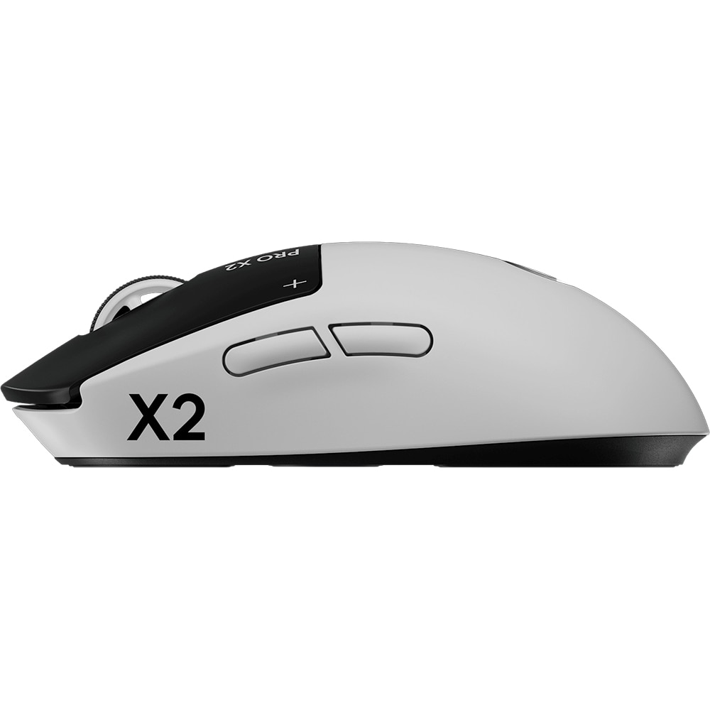 Mouse Gaming Wireless LOGITECH Pro X2 SuperStrike, 44000 dpi, alb