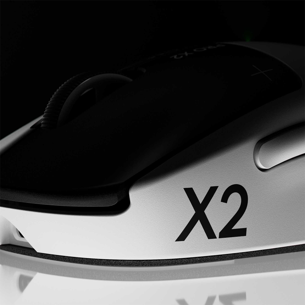 Mouse Gaming Wireless LOGITECH Pro X2 SuperStrike, 44000 dpi, alb