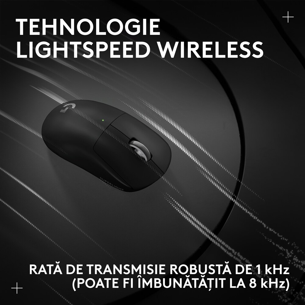Mouse Gaming Wireless LOGITECH Pro X Superlight 2c SE, 44000 dpi, negru
