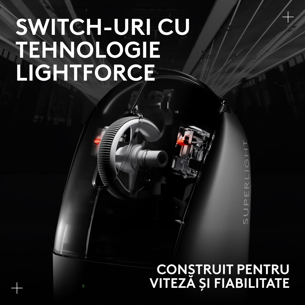 Mouse Gaming Wireless LOGITECH Pro X Superlight 2c SE, 44000 dpi, negru