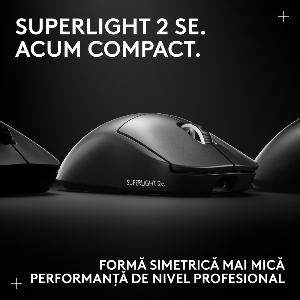 Mouse Gaming Wireless LOGITECH Pro X Superlight 2c SE, 44000 dpi, negru