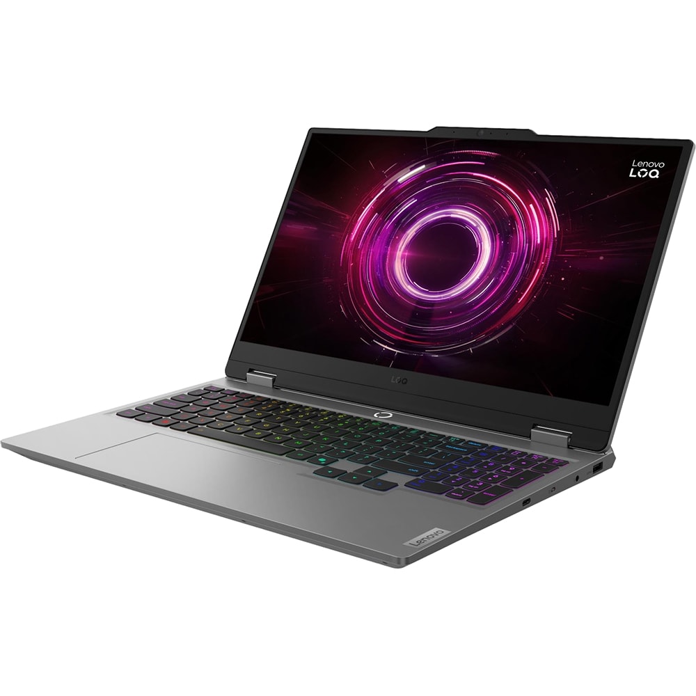 Laptop gaming LENOVO LOQ 15AHP10, AMD Ryzen 7 250 pana la 5.1Ghz, 15.6" Full HD, 32GB, SSD 1TB, NVIDIA GeForce RTX 5060 8GB, Free DOS, Luna Grey
