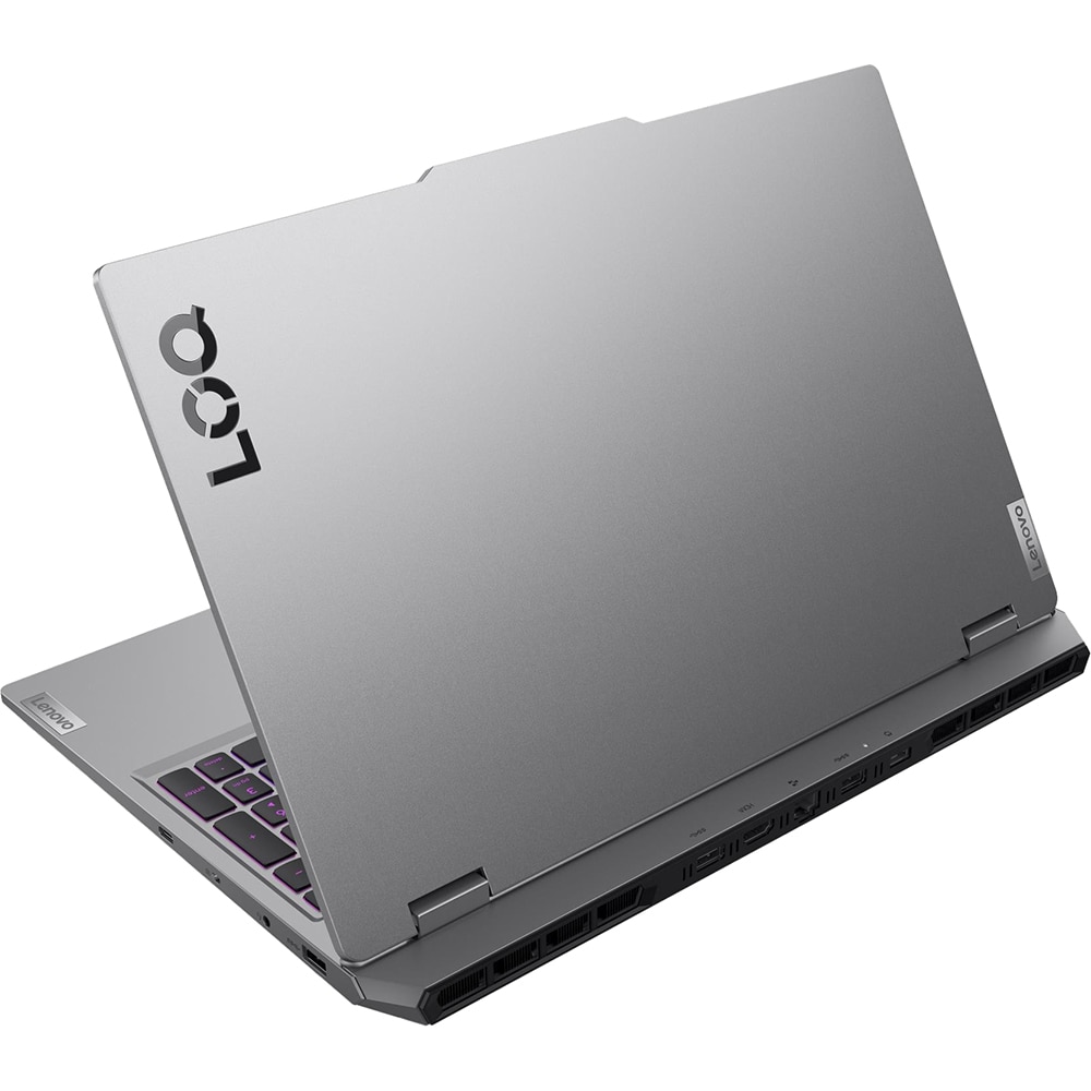 Laptop gaming LENOVO LOQ 15AHP10, AMD Ryzen 7 250 pana la 5.1Ghz, 15.6" Full HD, 32GB, SSD 1TB, NVIDIA GeForce RTX 5060 8GB, Free DOS, Luna Grey
